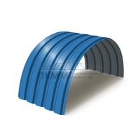 Профнастил МП35ПГ-0.5, Ширина-1035, Полиэстер RAL5015