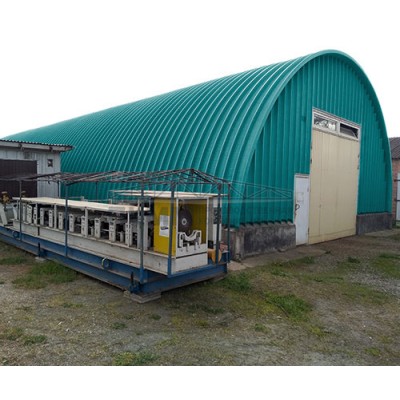 Профнастил H112ПГ-0.95, для бескаркассных ангаров, Полиэстер RAL 5021