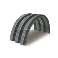 Профнастил H112ПГ-0.95, для бескаркассных ангаров, Полиэстер RAL 7005