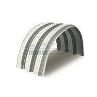 Профнастил H114ПГ-1.2, для бескаркассных ангаров, Полиэстер RAL 9010