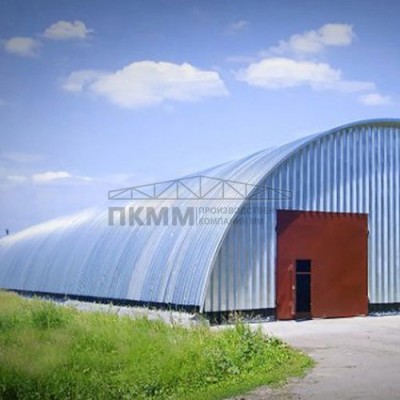 Профнастил H114ПГ-1.2, для бескаркассных ангаров, Оцинкованный