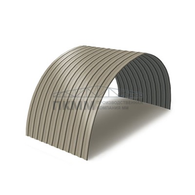 Профнастил СС10ПГ-1150-0.5 Полиэстер RAL1035