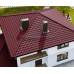 Четверник конька полукруглого 0,5 Satin RAL3005 с пленкой Четверник конька полукруглого 0,5 Satin RAL3005 с пленкой