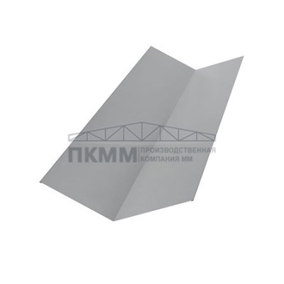Планка ендовы верхняя простая-0.45 145х145х2000 Полиэстер Ral 7004 Планка ендовы верхняя простая-0.45 145х145х2000 Полиэстер Ral 7004