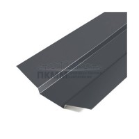 Планка ендовы верхняя-0.5 76х76х2000 Viking E Ral 7024 Планка ендовы верхняя-0.5 76х76х2000 Viking E Ral 7024