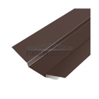Планка ендовы верхняя-0.5 76х76х2000 PURMAN Ral 8017 Планка ендовы верхняя-0.5 76х76х2000 PURMAN Ral 8017