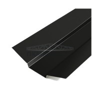 Планка ендовы верхняя-0.5 76х76х2000 Viking E Ral 9005 Планка ендовы верхняя-0.5 76х76х2000 Viking E Ral 9005