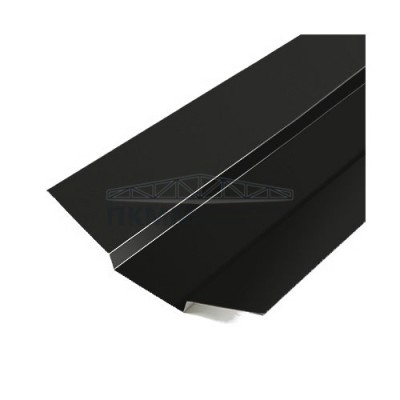 Планка ендовы верхняя-0.5 76х76х2000 PURMAN Ral 9005