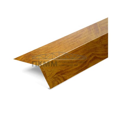Планка карнизная 100х69х2000-0.5 ECOSTEEL_T Золотой Дуб