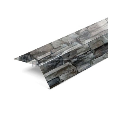 Планка карнизная 100х69х2000-0.5 ECOSTEEL Белый Камень