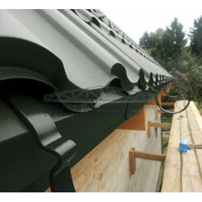 Планка карнизная 100х69х2000-0.5 Viking E RAL6007