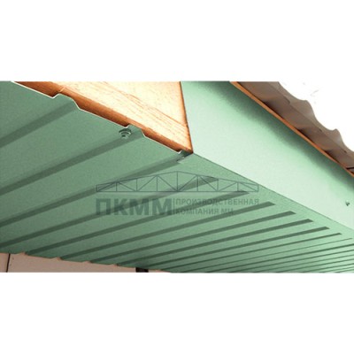 Планка лобовая 200х30х2000-0.5 Norman RAL6019 Планка лобовая 200х30х2000-0.5 Norman RAL6019