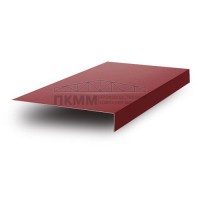 Планка лобовая 200х30х2000-0.45 Полиэстер RAL3011 Планка лобовая 200х30х2000-0.45 Полиэстер RAL3011