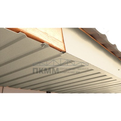 Планка лобовая сложная 185х50х2000-0.5 Norman RAL1015