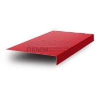 Планка лобовая 200х30х2000-0.45 Полиэстер RAL3020 Планка лобовая 200х30х2000-0.45 Полиэстер RAL3020
