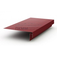 Планка лобовая сложная 185х50х2000-0.5 Призма RAL3011 Планка лобовая сложная 185х50х2000-0.5 Призма RAL3011