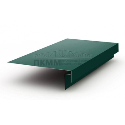 Планка лобовая сложная 185х50х2000-0.5 PURMAN RAL6005