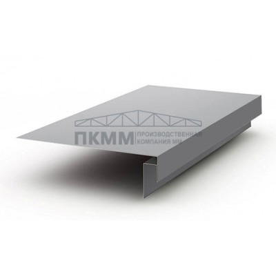 Планка лобовая сложная 185х50х2000-0.45 Полиэстер RAL7004