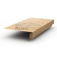 Планка лобовая сложная 250х50х2000-0.5 ECOSTEEL_MA Сосна Планка лобовая сложная 250х50х2000-0.5 ECOSTEEL_MA Сосна