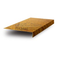 Планка лобовая 200х30х2000-0.5 ECOSTEEL_T Золотой Дуб Планка лобовая 200х30х2000-0.5 ECOSTEEL_T Золотой Дуб