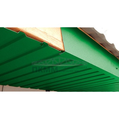 Планка лобовая сложная 185х50х2000-0.5 Norman RAL6018
