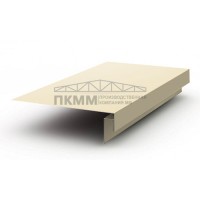 Планка лобовая сложная 250х50х2000-0.45 Полиэстер RAL1015 Планка лобовая сложная 250х50х2000-0.45 Полиэстер RAL1015