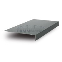 Планка лобовая 200х30х2000-0.45 Полиэстер RAL7005 Планка лобовая 200х30х2000-0.45 Полиэстер RAL7005