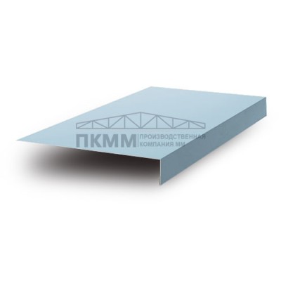 Планка лобовая 200х30х2000-0.5 Призма Met.Blue