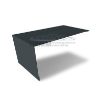Планка мансардная 80х20-0,5 Satin RAL7016 с пленкой