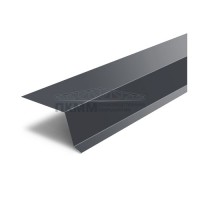 Планка капельник 100х55х2000-0.45 Полиэстер RAL7024 Планка капельник 100х55х2000-0.45 Полиэстер RAL7024