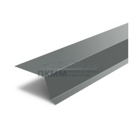 Планка капельник 100х55х2000-0.45 Полиэстер RAL7005