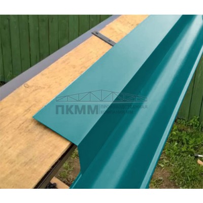 Планка капельник 100х55х2000-0.45 Полиэстер RAL5021 Планка капельник 100х55х2000-0.45 Полиэстер RAL5021