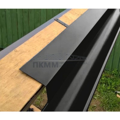 Планка капельник 100х55х2000-0.5 PURMAN RAL9005 Планка капельник 100х55х2000-0.5 PURMAN RAL9005