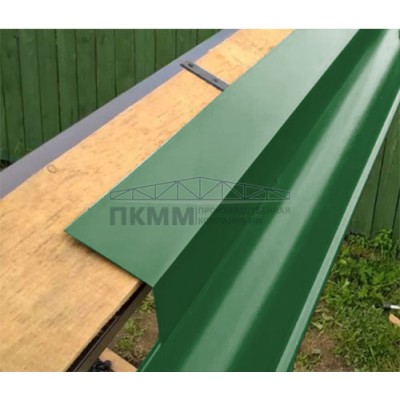 Планка капельник 100х55х2000-0.5 Полиэстер RAL6002 Планка капельник 100х55х2000-0.5 Полиэстер RAL6002