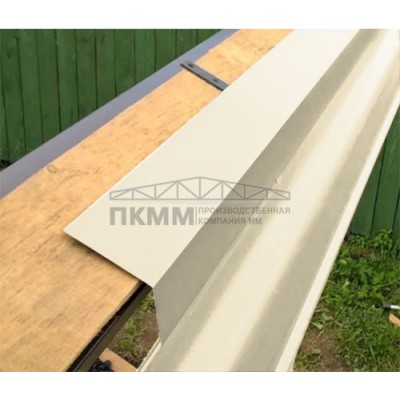Планка капельник 100х55х2000-0.5 Norman RAL1015 Планка капельник 100х55х2000-0.5 Norman RAL1015