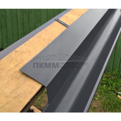 Планка капельник 100х55х2000-0.5 Призма RAL7024 Планка капельник 100х55х2000-0.5 Призма RAL7024