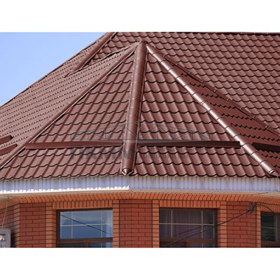 Планка конька круглого R110х2000-0.45 Полиэстер RAL3009