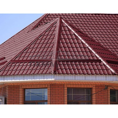 Планка конька круглого R110х2000-0.5 Полиэстер RAL3005