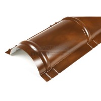 Планка конька круглого R110х2000-0.5 КЛМА Anticato Планка конька круглого R110х2000-0.5 КЛМА Anticato