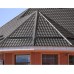 Планка конька круглого R110х2000-0.5 Viking E RAL8019 Планка конька круглого R110х2000-0.5 Viking E RAL8019