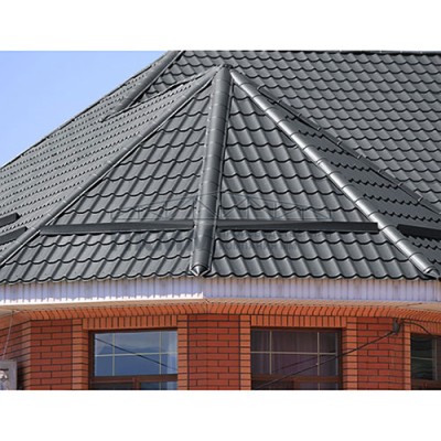 Планка конька круглого R110х2000-0.5 PURETAN RR23 Планка конька круглого R110х2000-0.5 PURETAN RR23