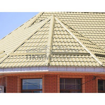 Планка конька круглого R110х2000-0.5 Norman RAL1014
