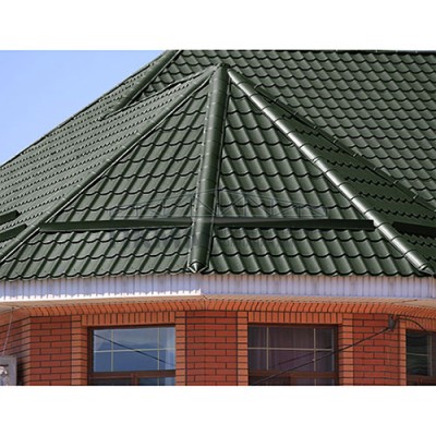 Планка конька круглого R110х2000-0.45 Viking RAL6007 Планка конька круглого R110х2000-0.45 Viking RAL6007
