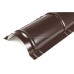 Планка конька круглого R110х2000-0.5 Norman RAL8017
