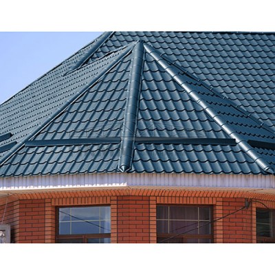 Планка конька круглого R110х2000-0.5 PURETAN RR35 Планка конька круглого R110х2000-0.5 PURETAN RR35