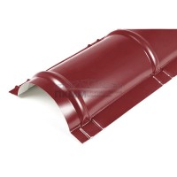 Планка конька круглого R110х2000-0.45 Полиэстер RAL3011