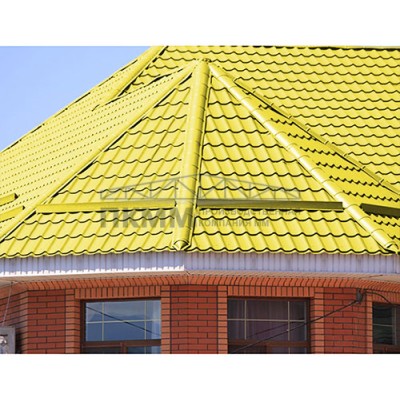 Планка конька круглого R110х2000-0.5 Norman RAL1018