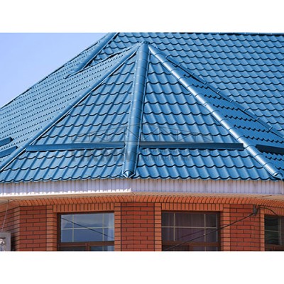Планка конька круглого R110х2000-0.5 Полиэстер RAL5015 Планка конька круглого R110х2000-0.5 Полиэстер RAL5015