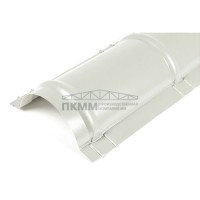 Планка конька круглого R110х2000-0.5 Полиэстер RAL9002 Планка конька круглого R110х2000-0.5 Полиэстер RAL9002