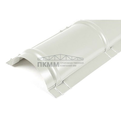 Планка конька круглого R110х2000-0.5 Полиэстер RAL9002 Планка конька круглого R110х2000-0.5 Полиэстер RAL9002